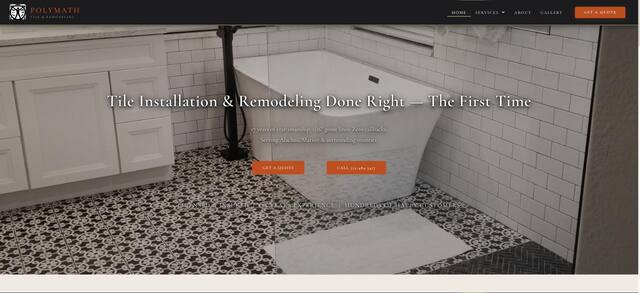 Polymath Tile Art web site